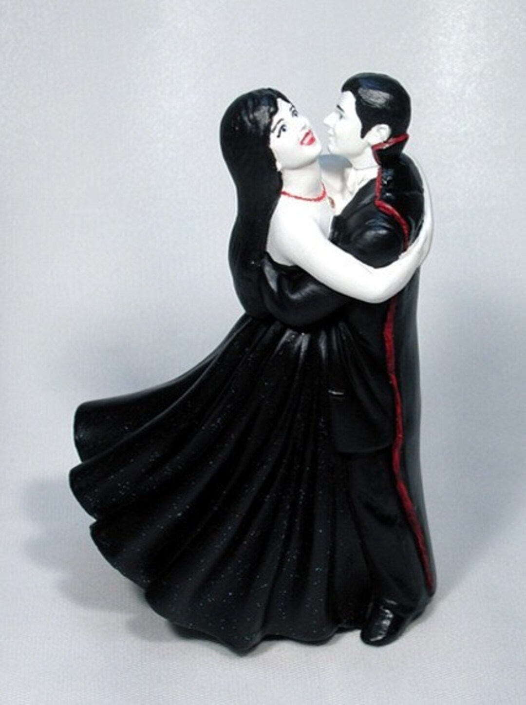 Joyful Embrace Vampires Bride and Groom Wedding Cake Topper Etsy