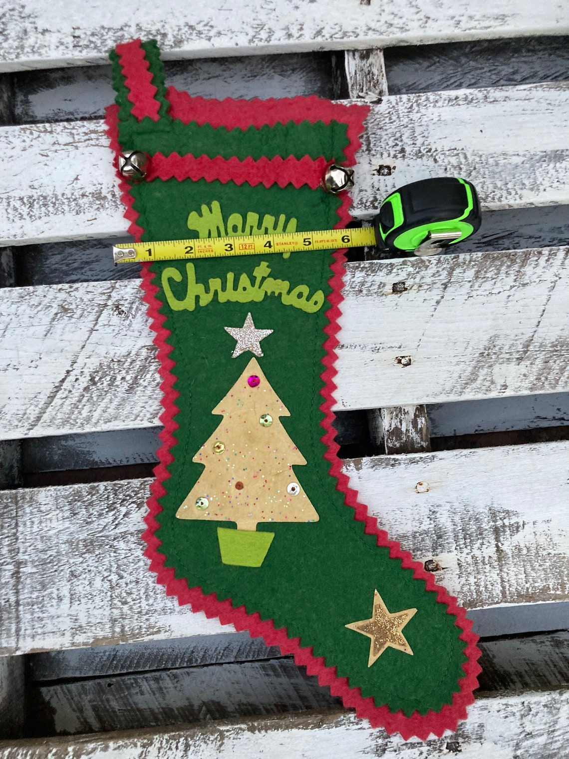 Vintage Felt Christmas Stockings 