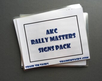 Akc rally obedience signs Clearance