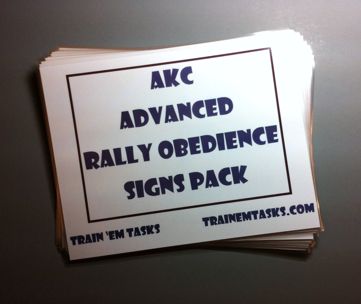 Full Size AKC Rally Advanced Signs | Etsy