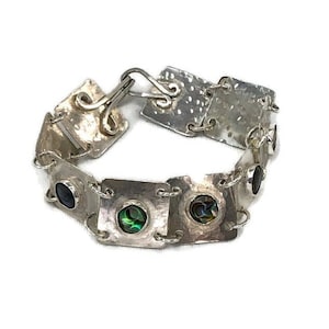 Sterling Silver Abalone Bracelet