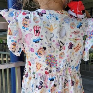 Disney Inspired White Park Dress