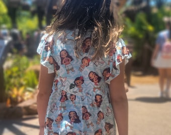 Moana Inspired Children's Dress