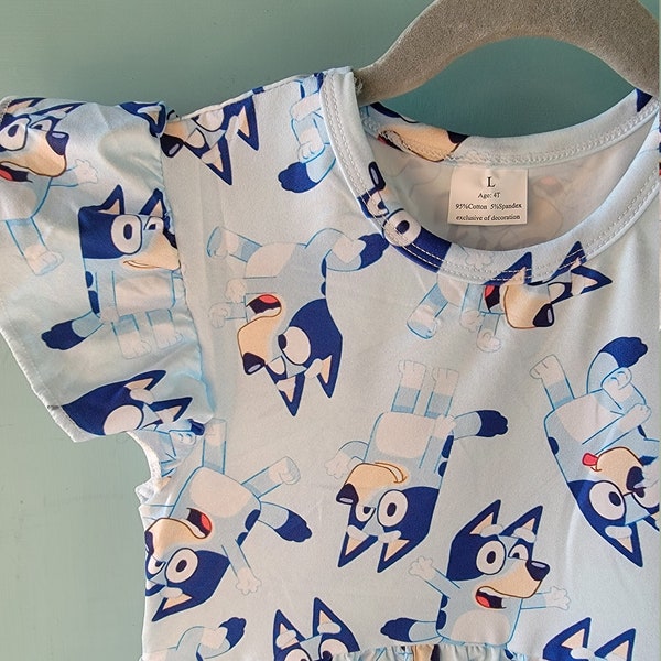 Blue Dog Children's Dress