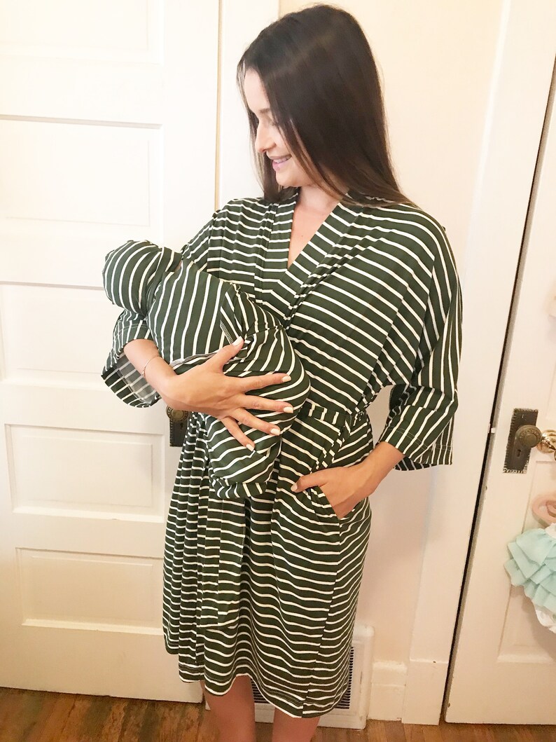 Hospital Matching robe Swaddle Set Boy or Gender Neutral Etsy