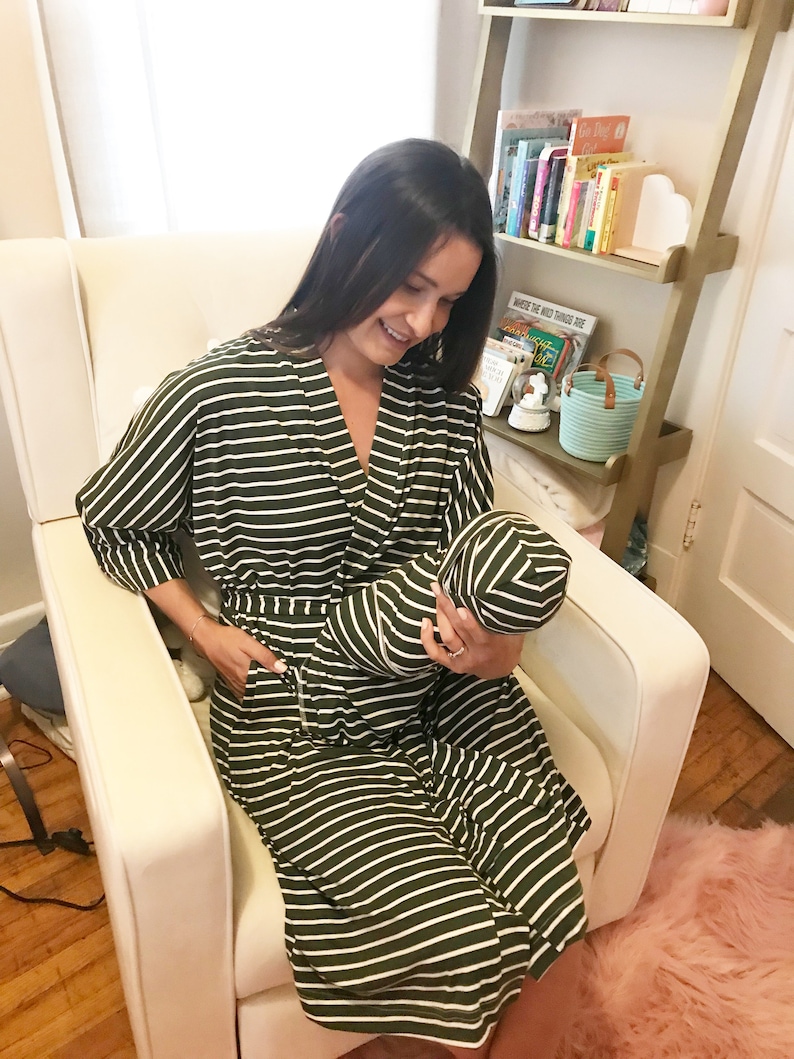 Hospital Matching robe Swaddle Set Boy or Gender Neutral Etsy