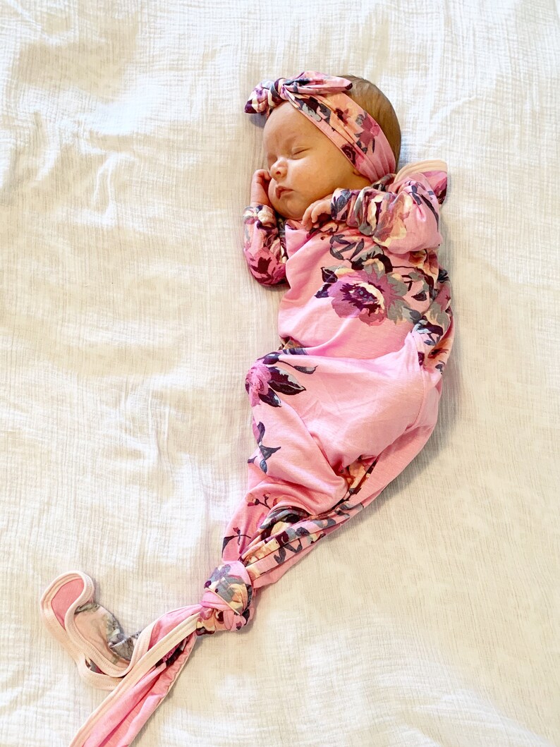 birthing robe and matching swaddle