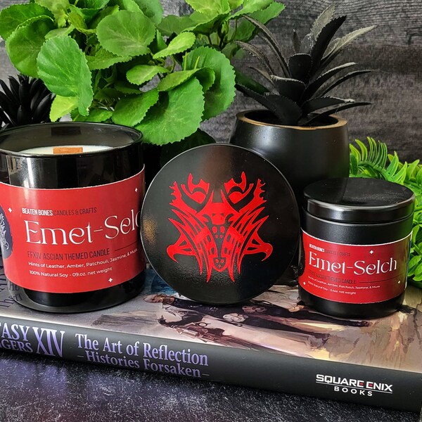 Emet-Selch - FFXIV Ascian Soy Candle - 9oz & 3.4oz