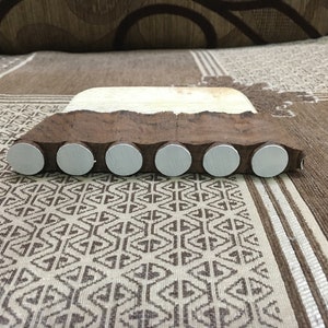 Spotty Border , wooden Tjaps, giftideas, woodstamp, potterystamp, Clay Stamps hand carved Indian wood printing block; textile stamp