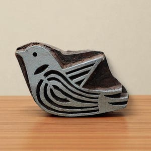 Flying Bird Wooden Stamp, Block Printing, Batik Tjap