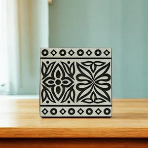 Mini Border stamp, hand carved Indian wood printing block; textile stamp; pottery stamp,