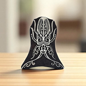 Ethereal Wings: Indian Wooden Printing Block - Detailed Dragonfly, hand carved Indian wood printing block; textile stamp; pottery stamp,