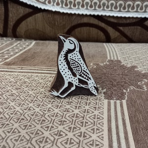 Oiseau rossignol, tampon poterie, moule en céramique, scrapbooking, tjap batik, impression de tampons floraux sculptés.