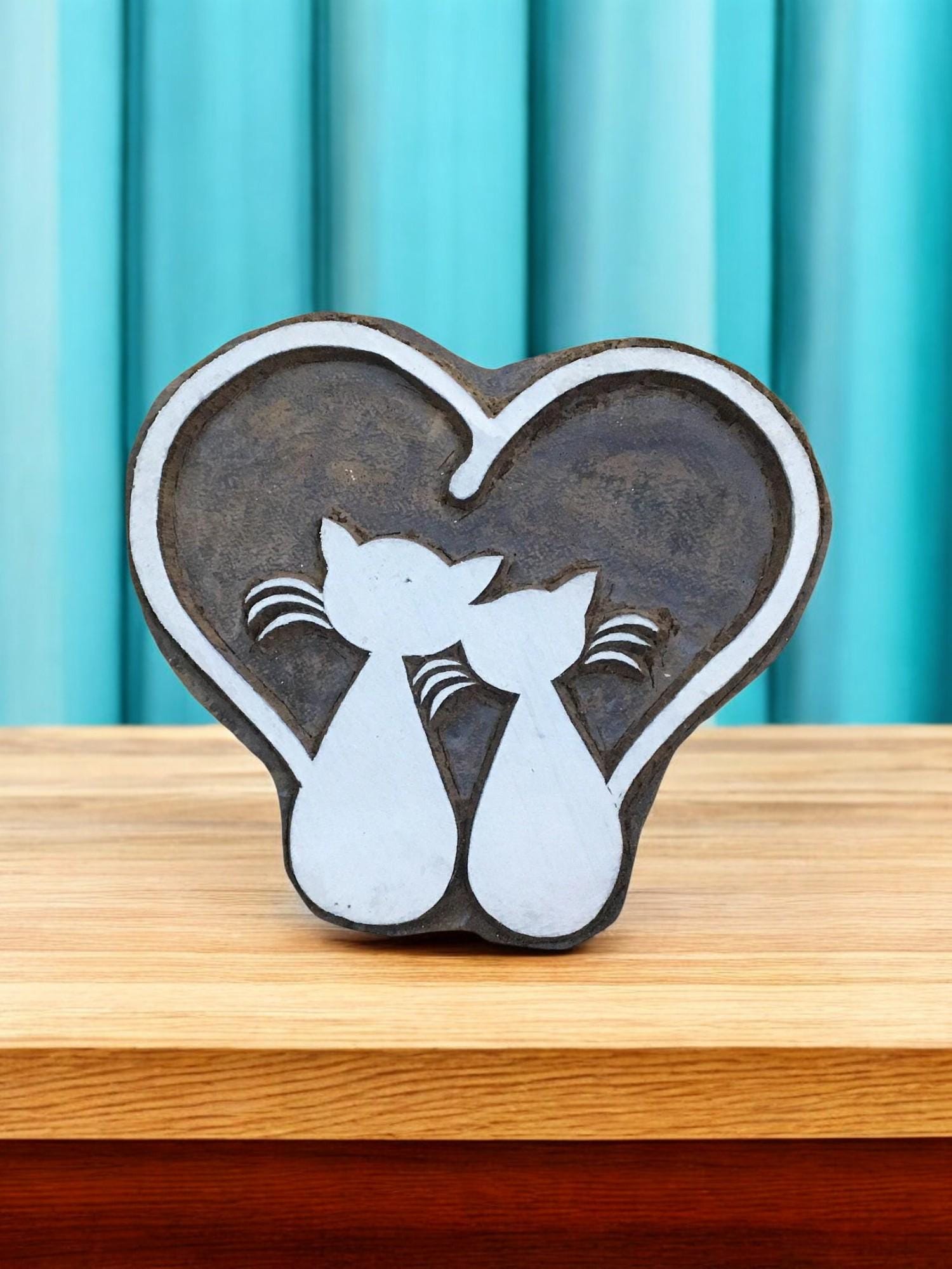 loving cats, pottery stamp ceramic mould scrapbooking tjap batik printing floral carved stamps.