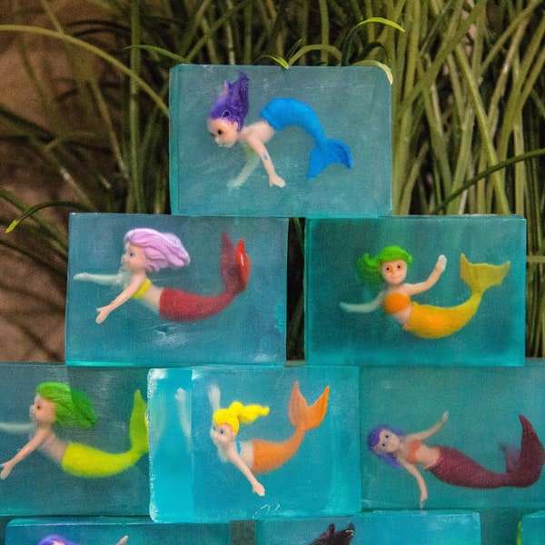 Mermaid and/or Shark Soap Party Favors