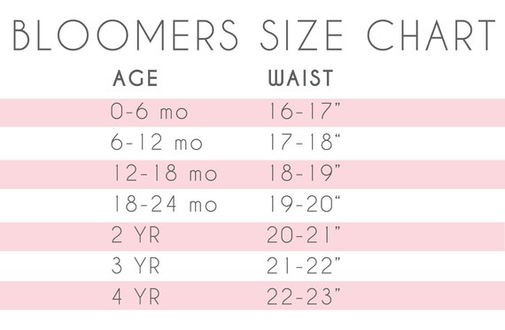 Baby Girl Clothes Size Chart