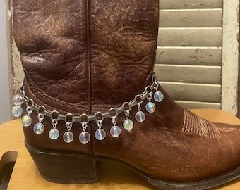 Western boot jewelry boot bling ankle bracelet boot bracelet cowgirl rodeo gift for her
