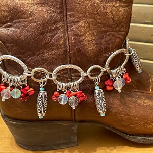 Western boot jewelry boot bling ankle bracelet boot bracelet cowgirl rodeo gift for her