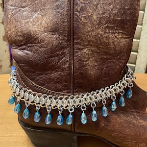 Western boot jewelry boot bling ankle bracelet boot bracelet cowgirl rodeo gift for her