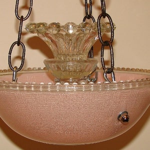 Vintage Glass Lampshade Hanging Birdfeeder/Planter...The Charleston