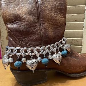 Western boot jewelry boot bling ankle bracelet boot bracelet cowgirl rodeo gift for her