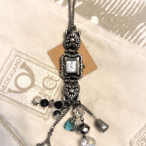 WP300 Ladies Watches Vintage Watches Vintage Pendants Necklaces...Silver Watch Pendant