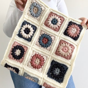 PATTERN Astrid Granny Cowl Pattern Crochet Granny Square Neck warmer Scarf Winter Accessories Snood DIGITAL DOWNLOAD image 4