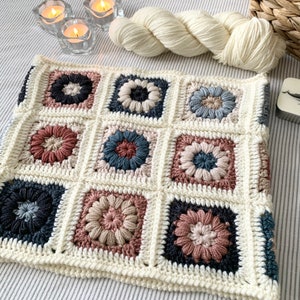 PATTERN Astrid Granny Cowl Pattern Crochet Granny Square Neck warmer Scarf Winter Accessories Snood DIGITAL DOWNLOAD image 3