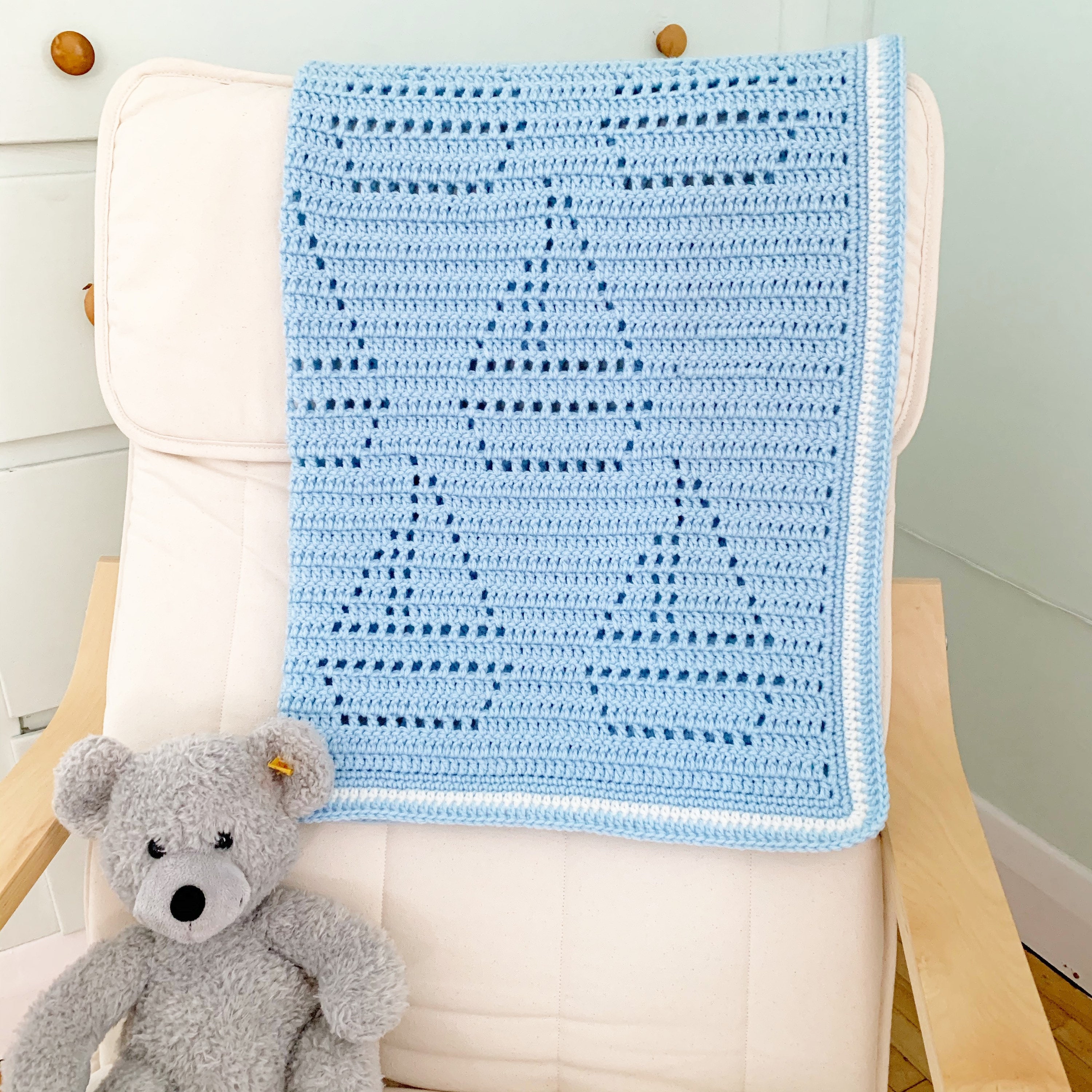 Voilier Crochetbaby Blanket | Couverture de Bateau Nautique Pour Bébé Couverture Marin à Thème Bord 
