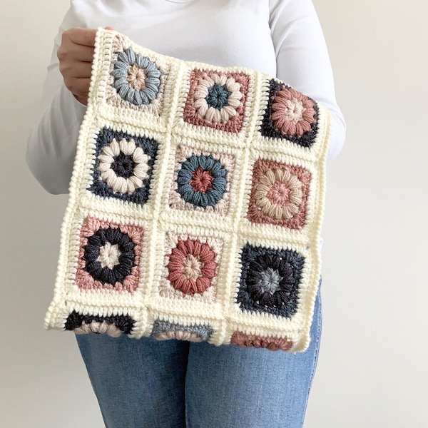 PATTERN | Astrid Granny Cowl Pattern | Crochet Granny Square Neck warmer | Scarf | Winter Accessories | Snood |  DIGITAL DOWNLOAD