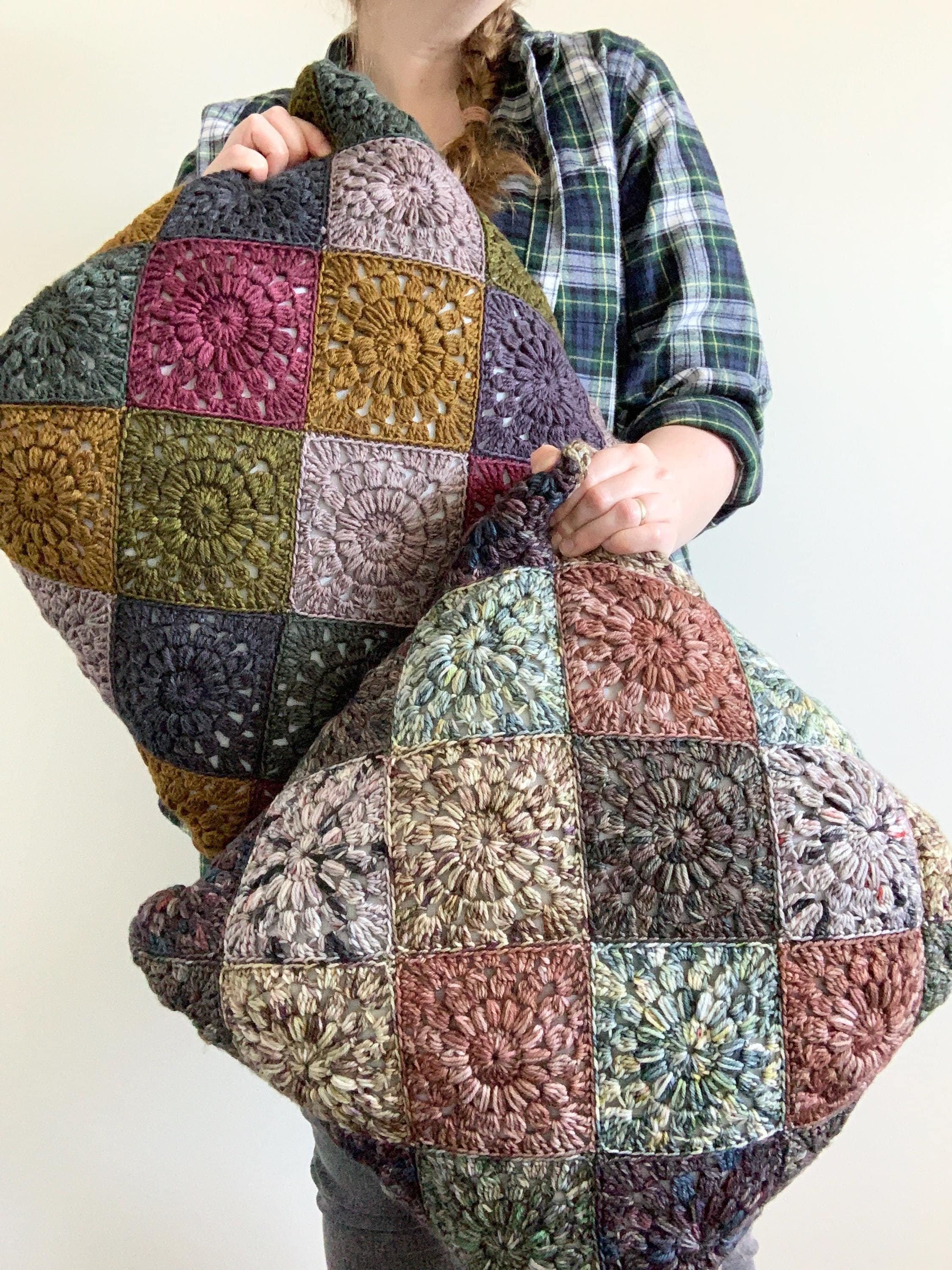 PATTERN | Basic Sunburst Pillow Pattern | Crochet Granny Square Cushion Cover | Easy Beginner | Cottage Core | Diy | DIGITAL DOWNLOAD