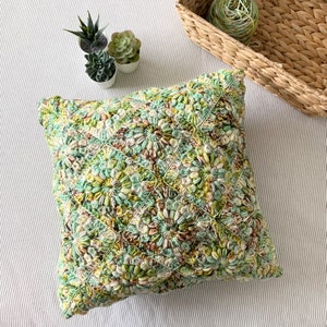 PATTERN | Basic Sunburst Pillow Pattern | Crochet Granny Square Cushion Cover | Easy Beginner | Cottage Core | Diy | DIGITAL DOWNLOAD