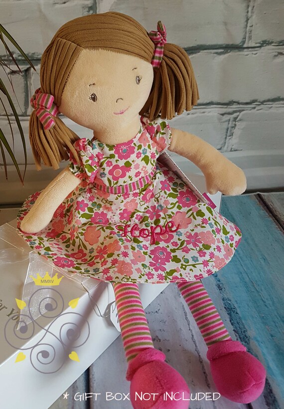 personalised flower girl doll