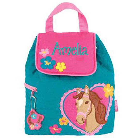 Pony Backpack Personalised Backpack Girls Backpack Horse