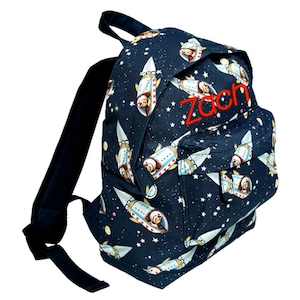 Personalised Space Themed Mini backpack, Toddler Backpack, kids rucksack, Nursery Bag,preschool ,Birthday gift