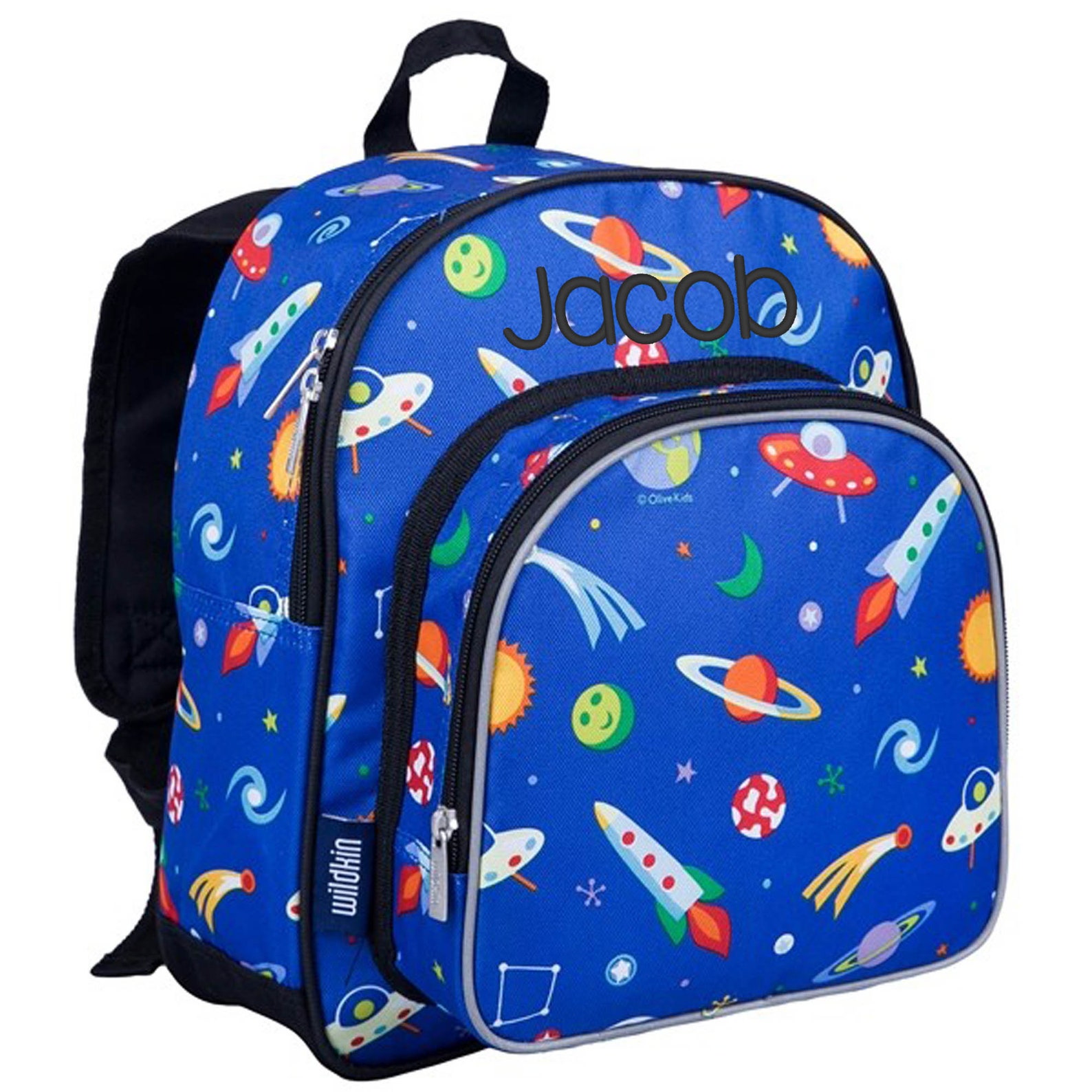Space Themed Blue Backpack Toddler Nursery Rucksack - Etsy