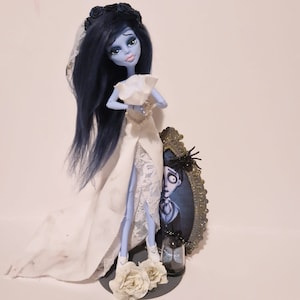 Ooak monster high doll Corpse bride repaint