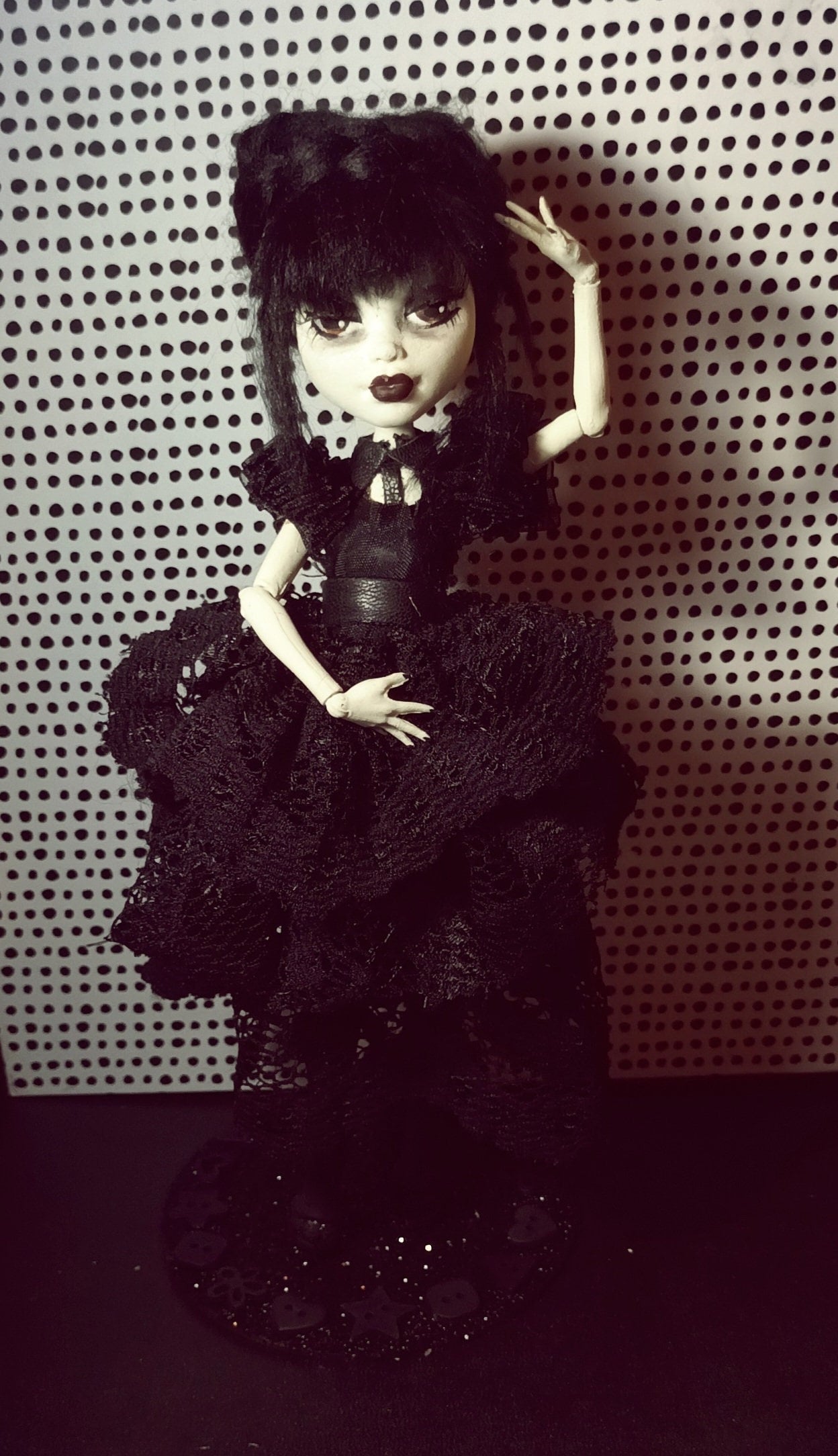 Ooak Monster High Doll Wednesday Addams 2022 Prom Repaint - Etsy UK