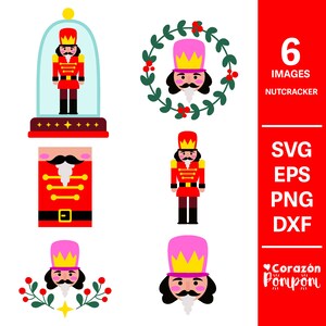 Cascanueces, Cascanueces SVG, Navidad SVG, Archivos SVG, Cricut, Silueta