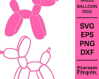 Balloon Dog SVG, Balloon,  SVG Files, Cricut, Silhouette