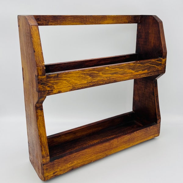 Wooden Spice Rack Etsy