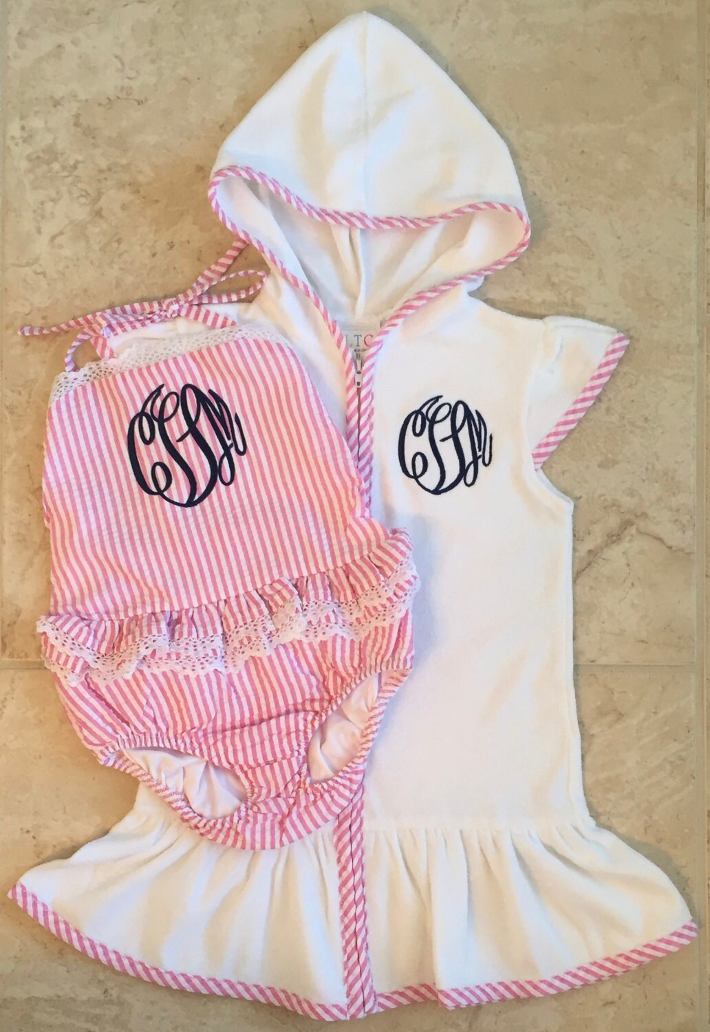 Girls Bathing Suit Cover Up Girls Pool Robe Swim Robe Etsy