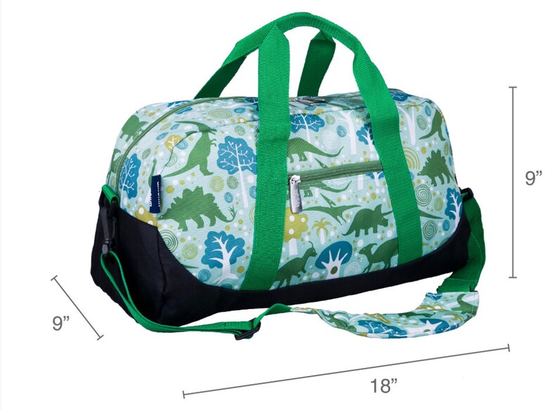 Personalized Boys Luggage Customs Kids Duffle Bag Dino Etsy