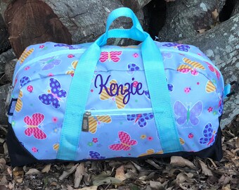 butterfly duffle bolsa