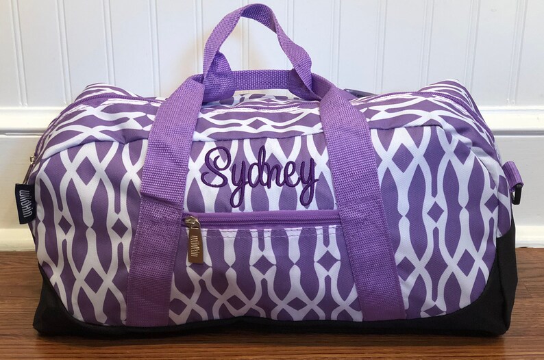 Tween Girl Gift Custom Girls Duffel Bag Sleepover Bag Etsy