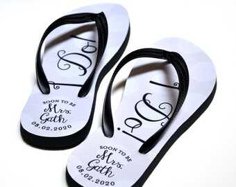 just married slippers