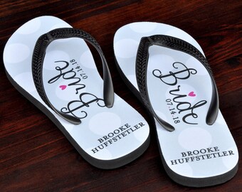 just married slippers