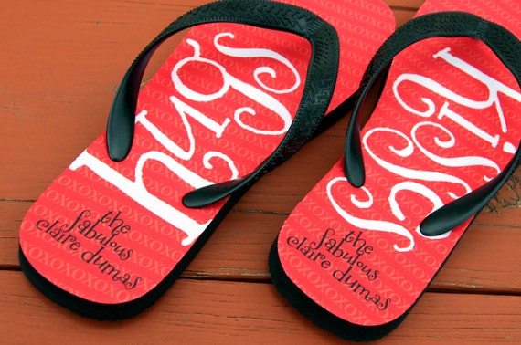 etsy flip flops wedding