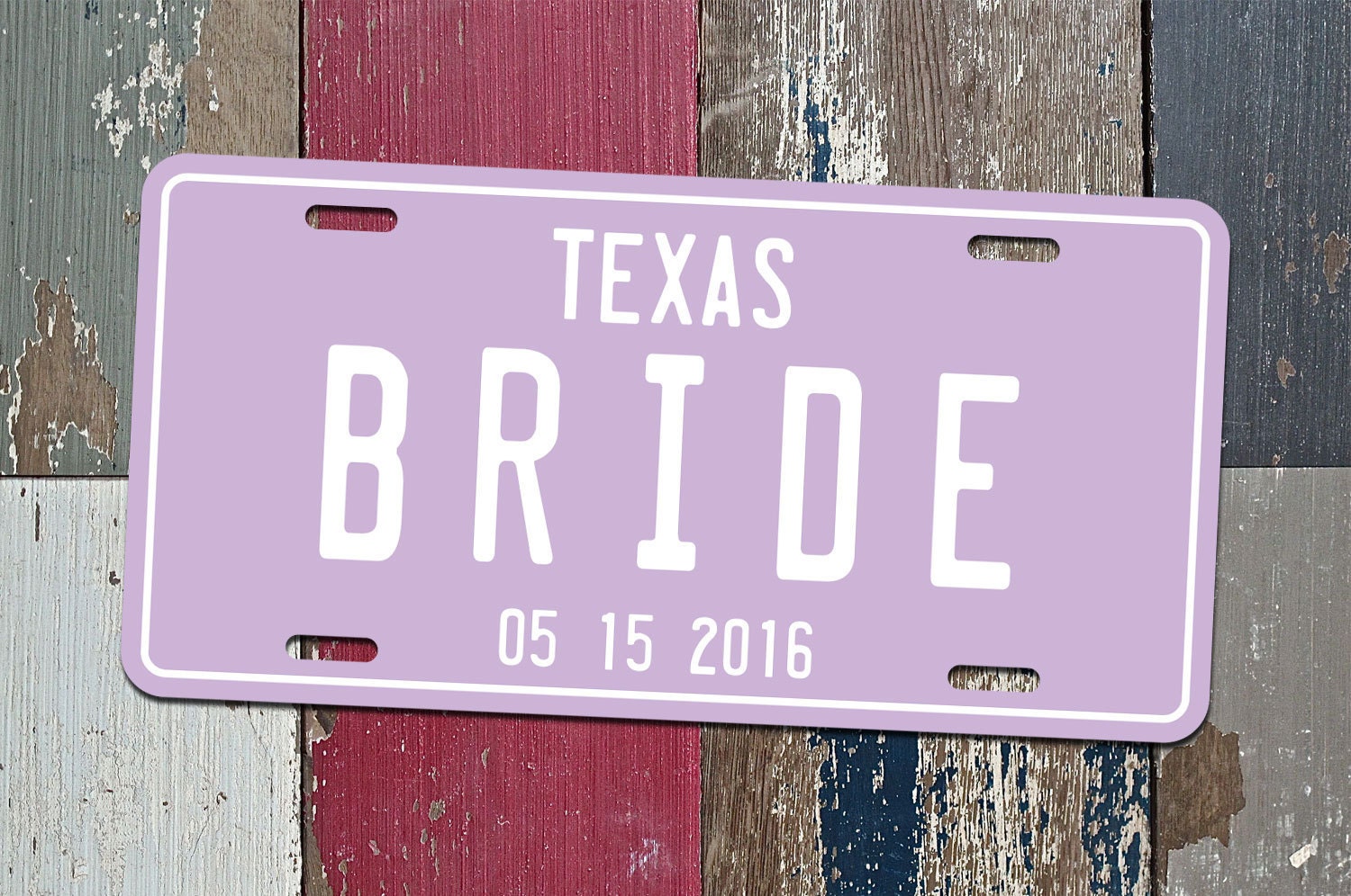 Personalized License Plate Just Married Mr Mrs Bride Etsy Nederland