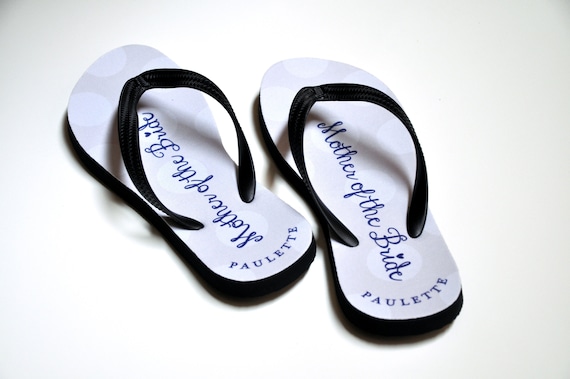 mother of the bride flip flops